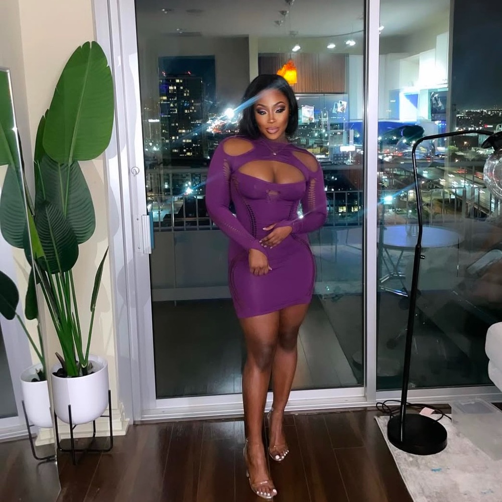 Fashion Nova Vibrant Purple Knit Top